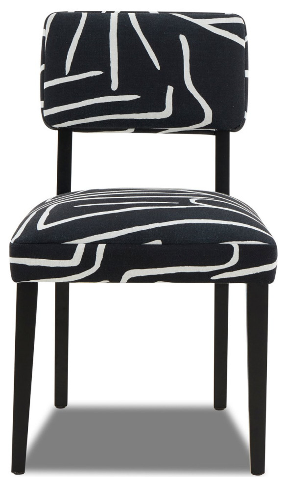 Black and White Dining Chair Liang and Eimil Alfama Transitional