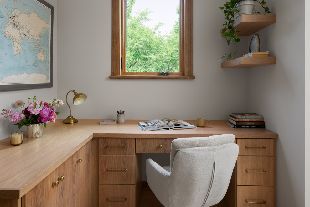Transitional home office photo in Milwaukee