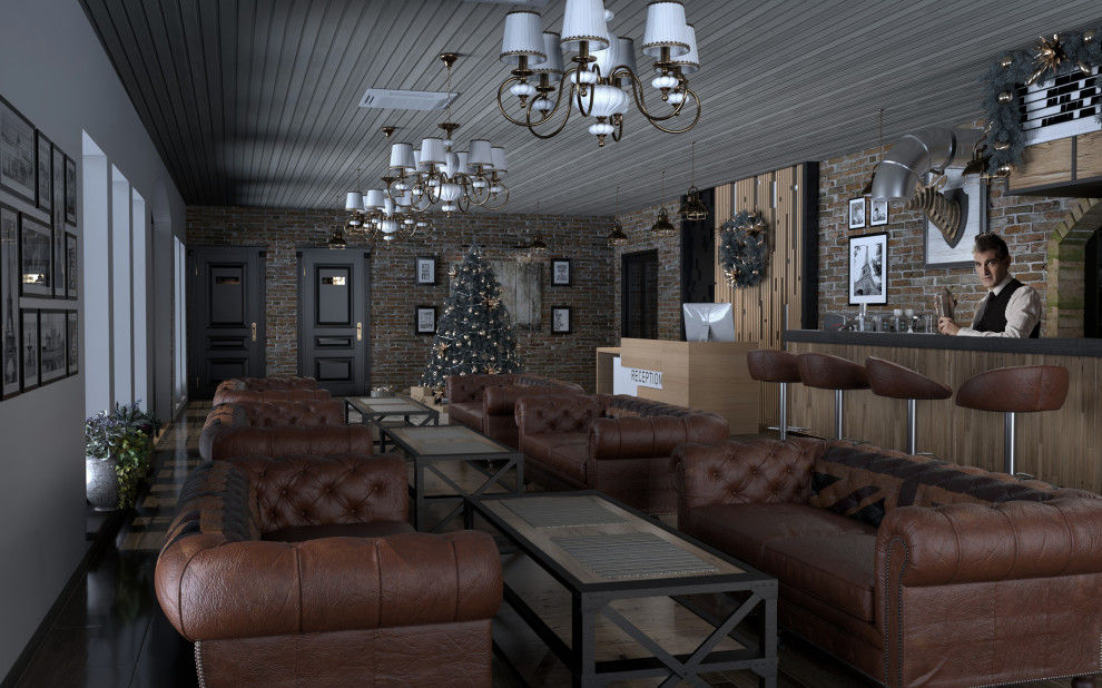 Гостиница в стиле лофт