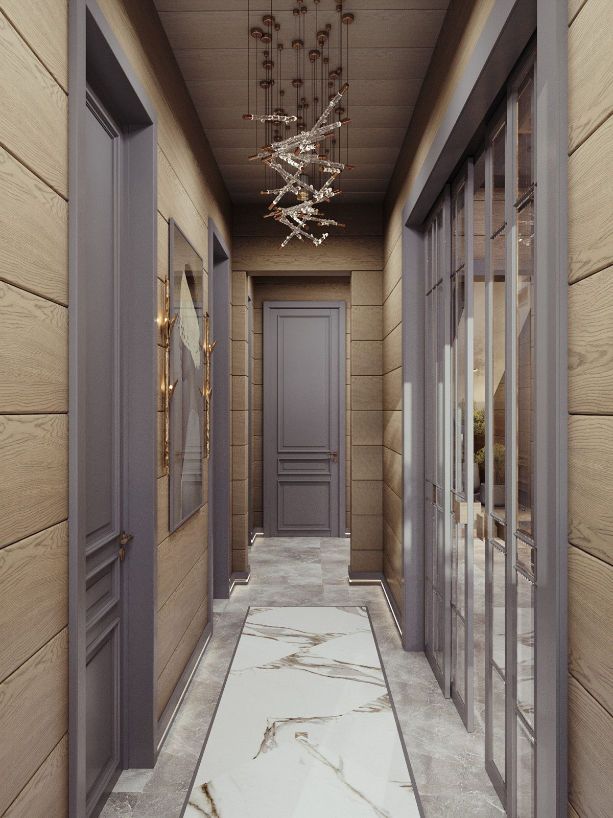 Интерьер загородного дома.