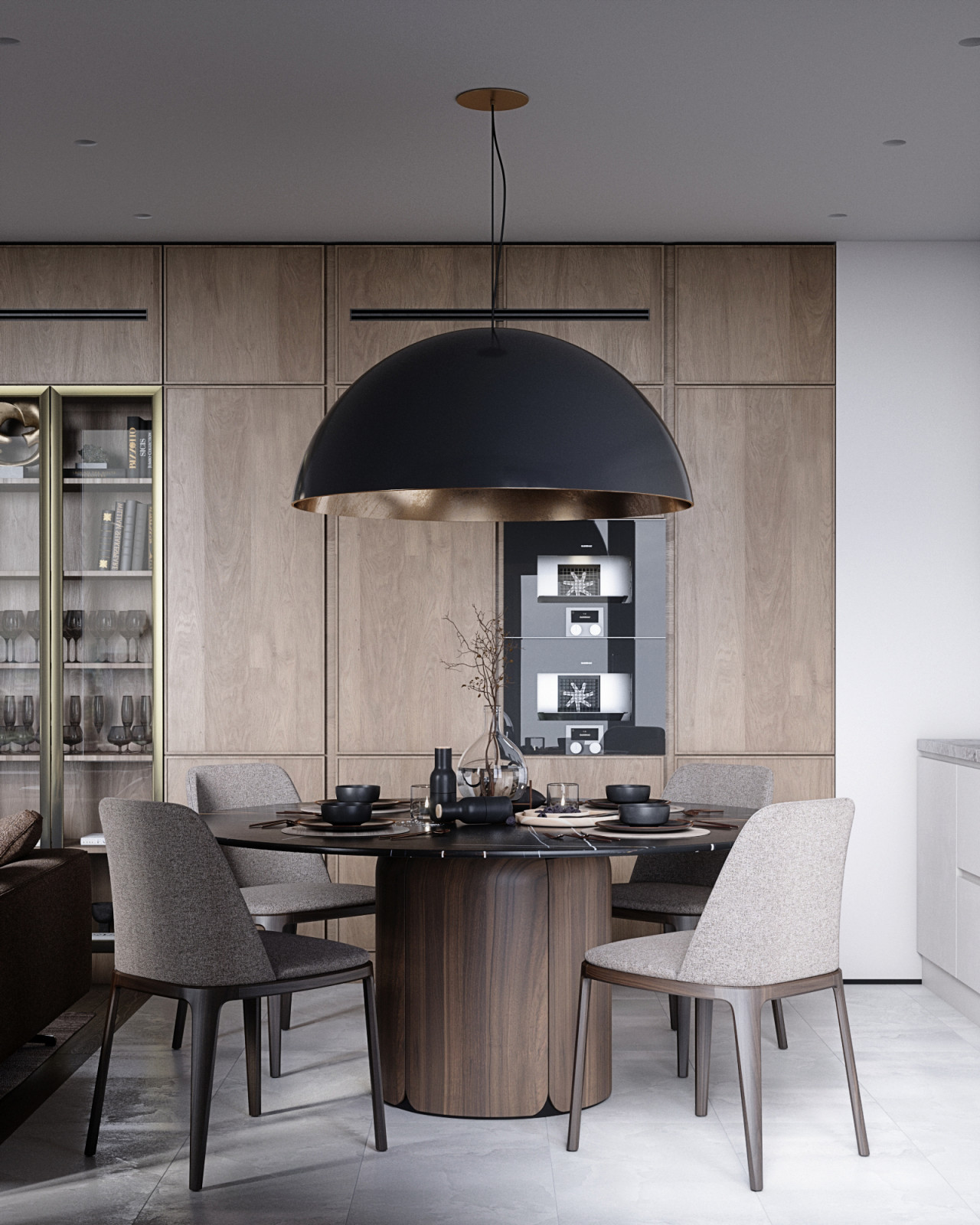 Интерьеры квартиры в ЖК Пресня-Сити