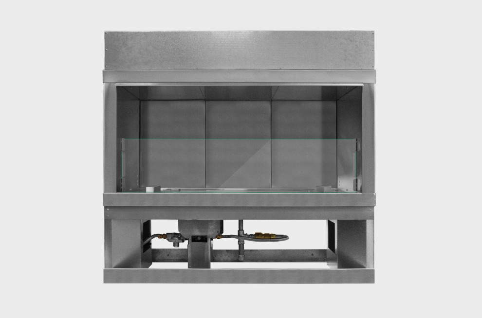 Kalea Bay Outdoor Linear Fireplace 60" Modern Outdoor Fireplaces