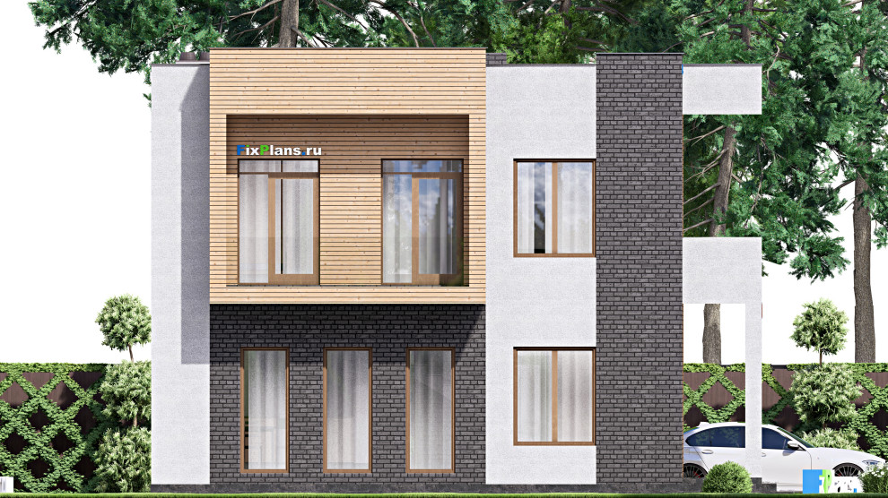 Проект двухэтажного дома 11х9 м S135м2 F-16433