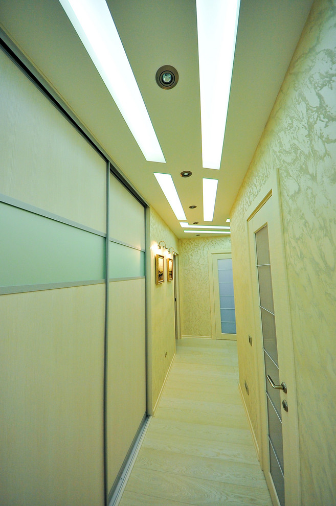 Скай Форт. Необычный интерьер квартиры площадью около 100 м2