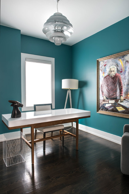Toronto Victorian Conversion contemporaneo-despacho