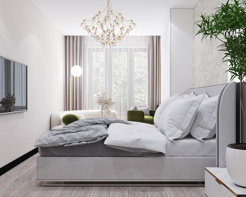 Реновация дизайна спальни в квартире на Алексея Толстого, Самара