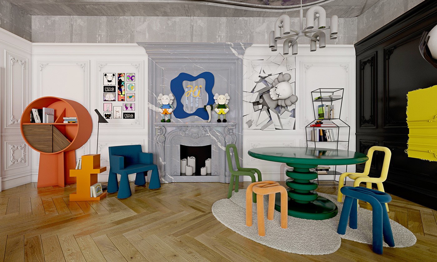 Дизайн апартаментов "FUN BOX"