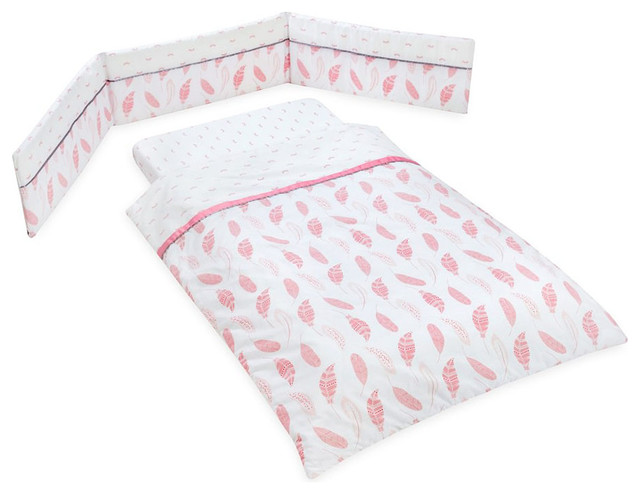feather crib set