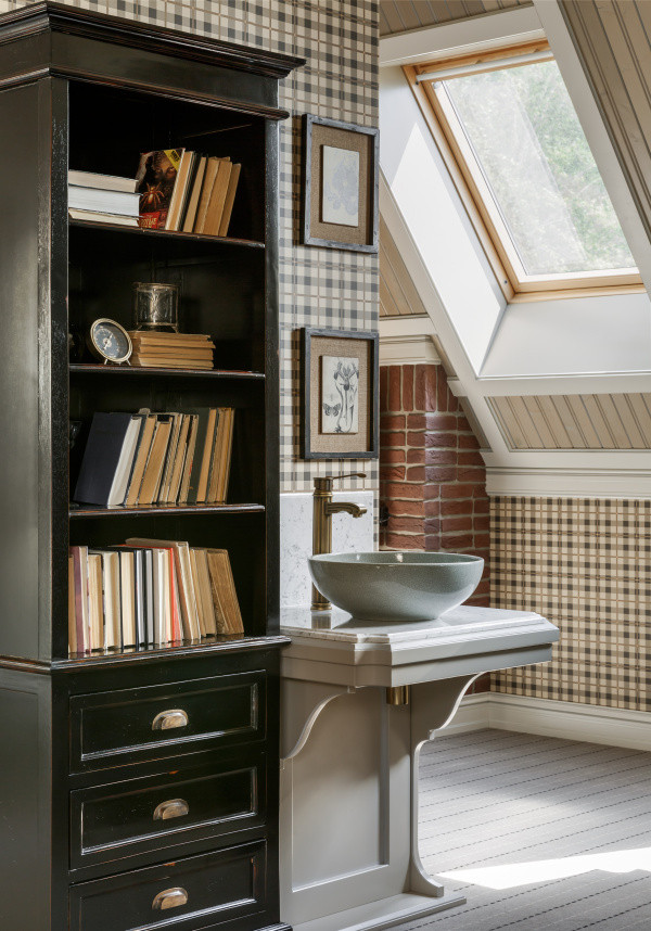 Интерьер дуплекса в поселке Бристоль Московская область. Правое крыло