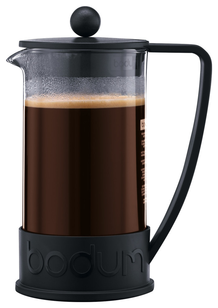 Bodum Brazil French Press Coffee Maker, 8 Cup Contemporary French