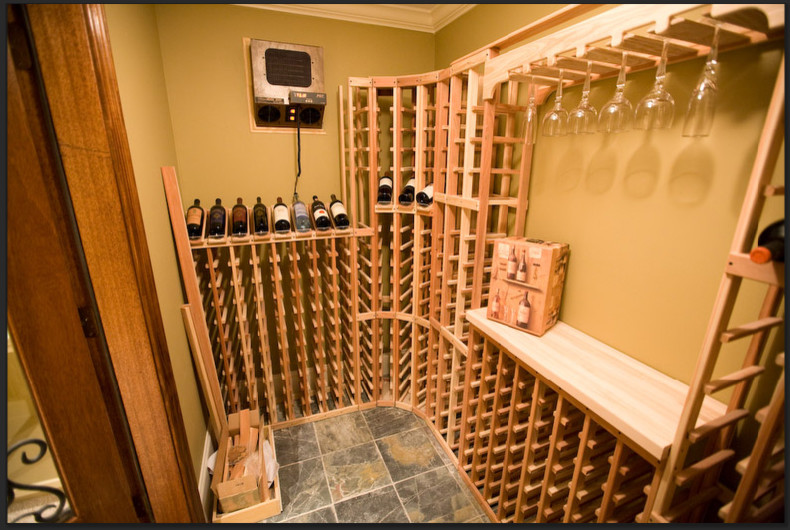 Design ideas for a traditional wine cellar in Salt Lake City.