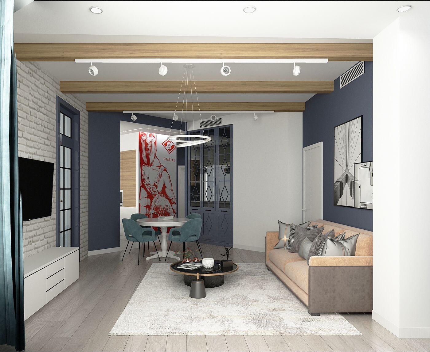 Проект квартиры в Геленджике