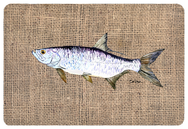 Fish, Tarpon Kitchen/Bath Mat, 24"x36"