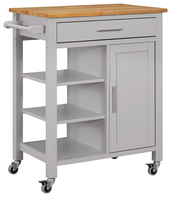 Edmonton Kitchen Cart Transitional Kitchen Islands And Kitchen