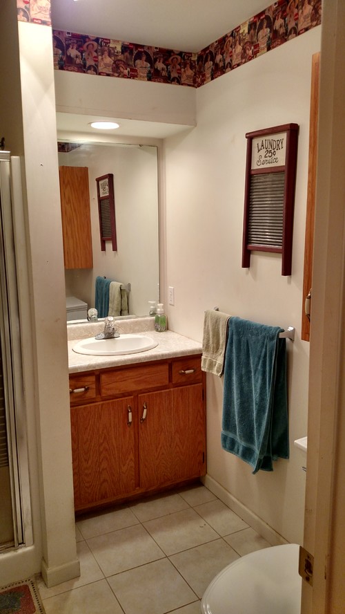 Looking for color ideas for a small guest bathroom
