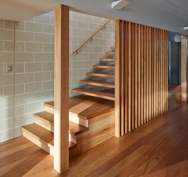 Mona Vale House contemporary-staircase