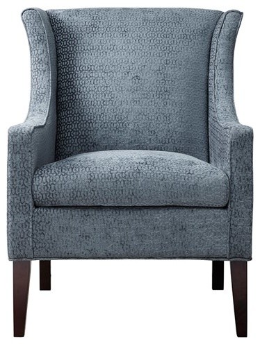 madison park lea dark blue accent chair