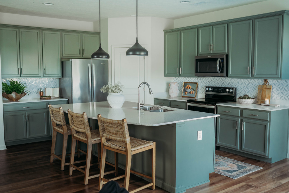 Whitestown Kitchen + Living Room