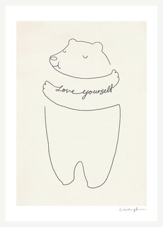 Love Yourself Art Print by Doodling A Smile - Contemporary - Artwork ...