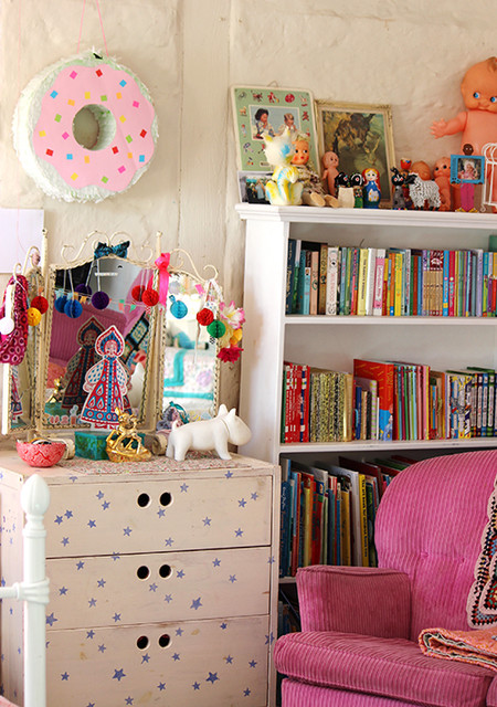 Eclectic Kids Melbourne My daughters Bedroom - Modern Bohemian Style eclectic-kids