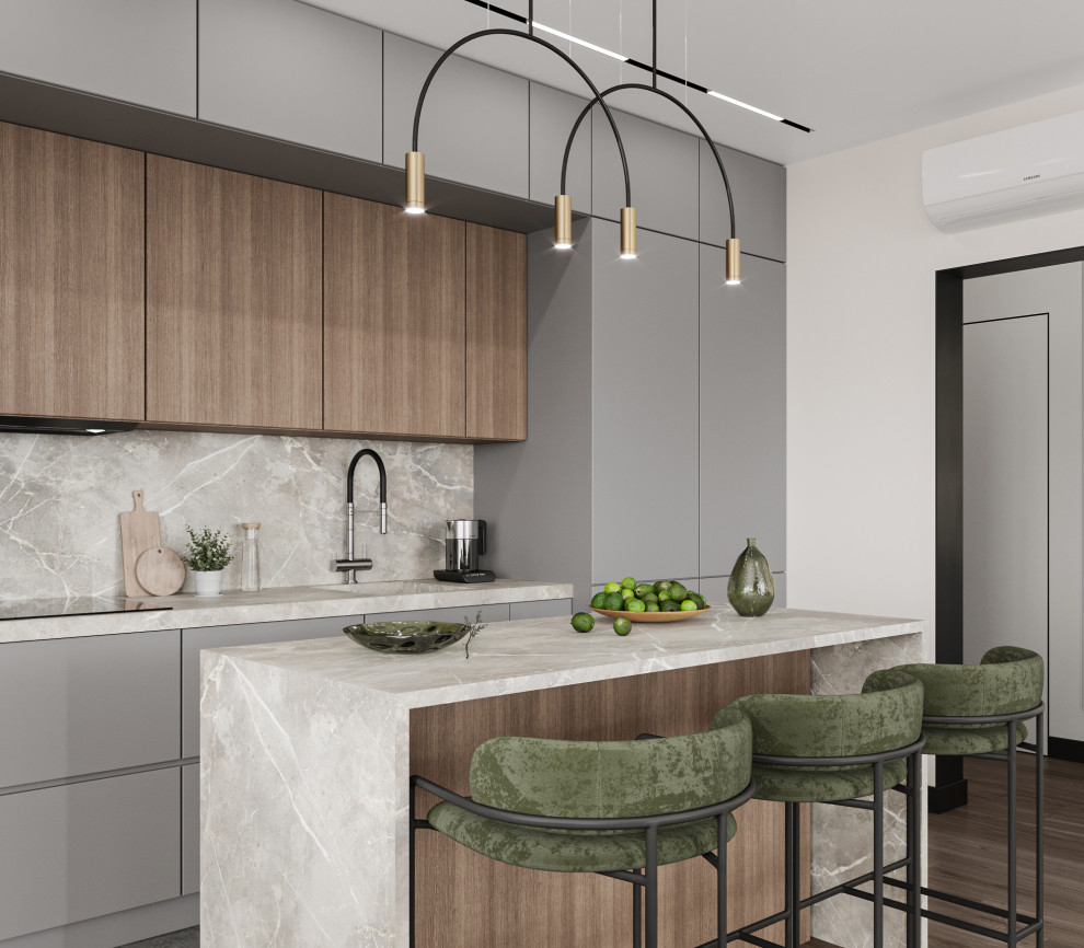 "Вечное лето", квартира в ЖК "Смарт квартал на Октябрьской", 93 м2