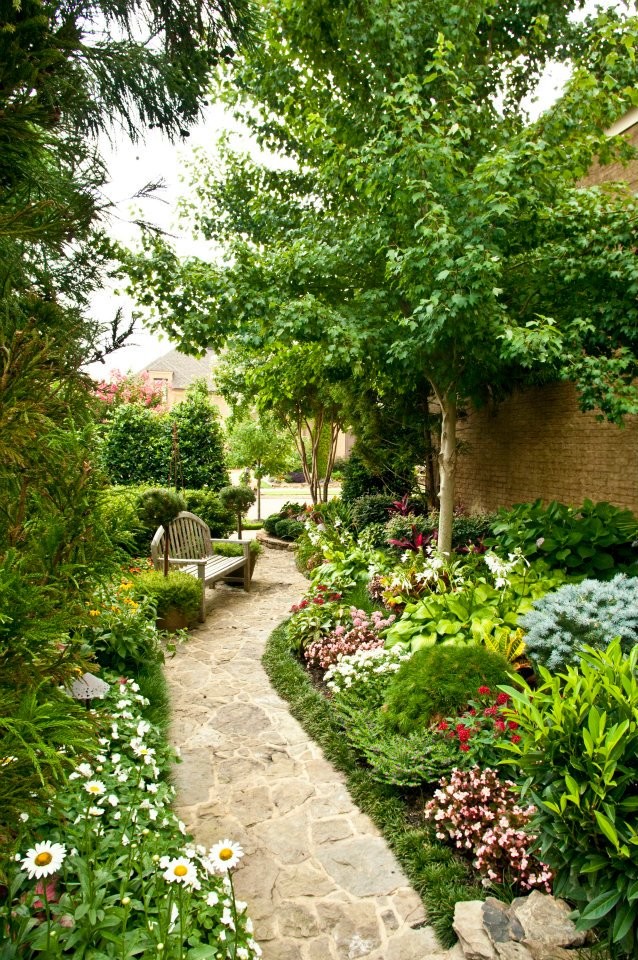 This is an example of a traditional garden in Nashville.