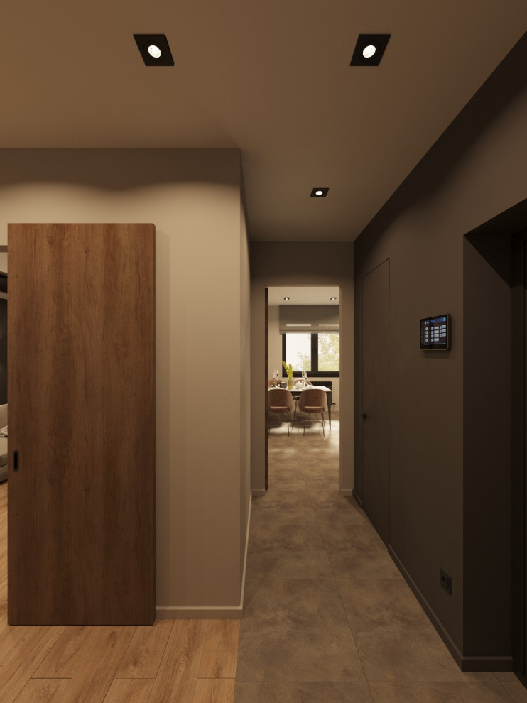 Дизайн проект квартиры в темных тонах