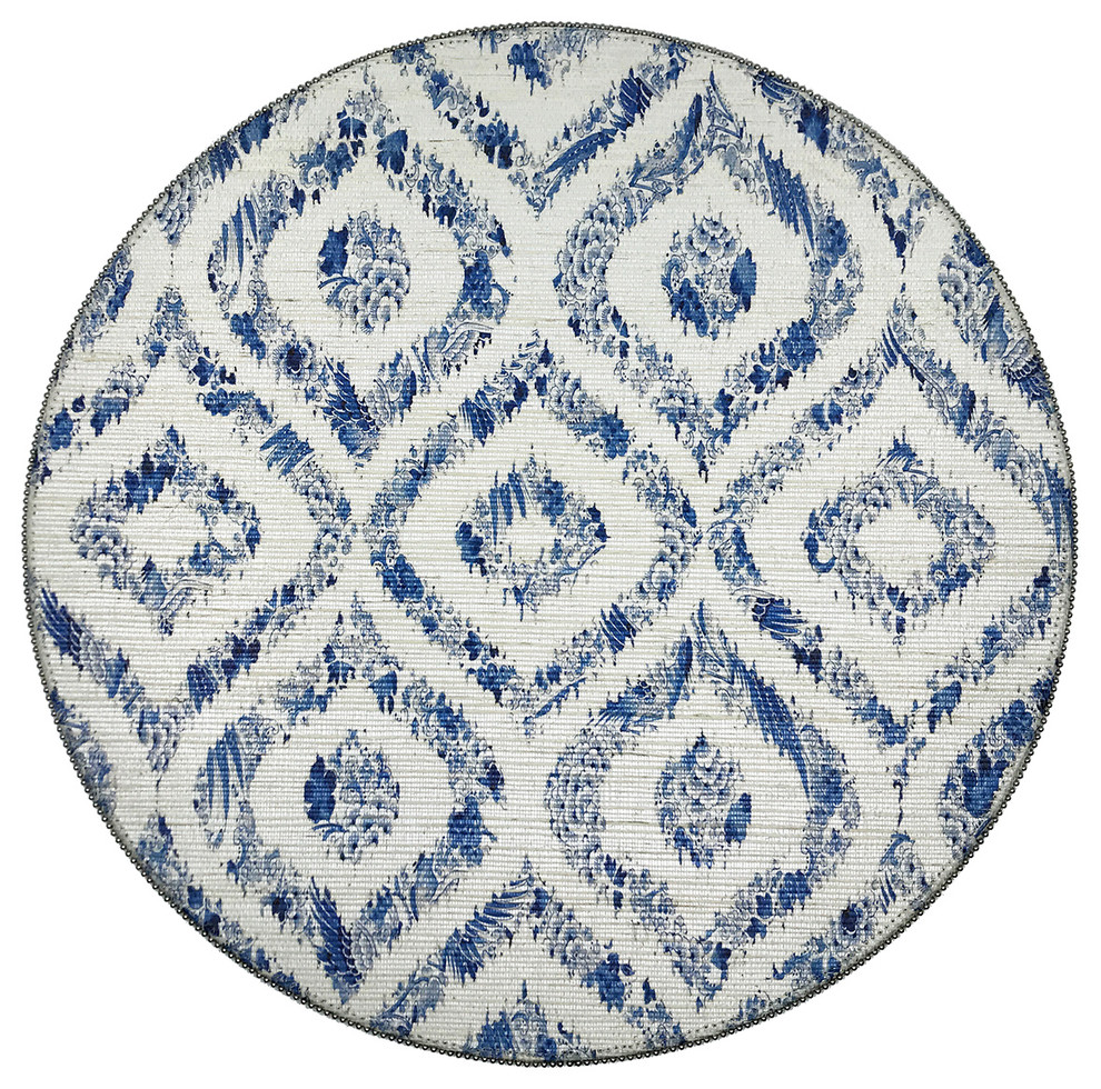 Royal Delft Ikat Placemat, Set of 4 Contemporary Placemats by