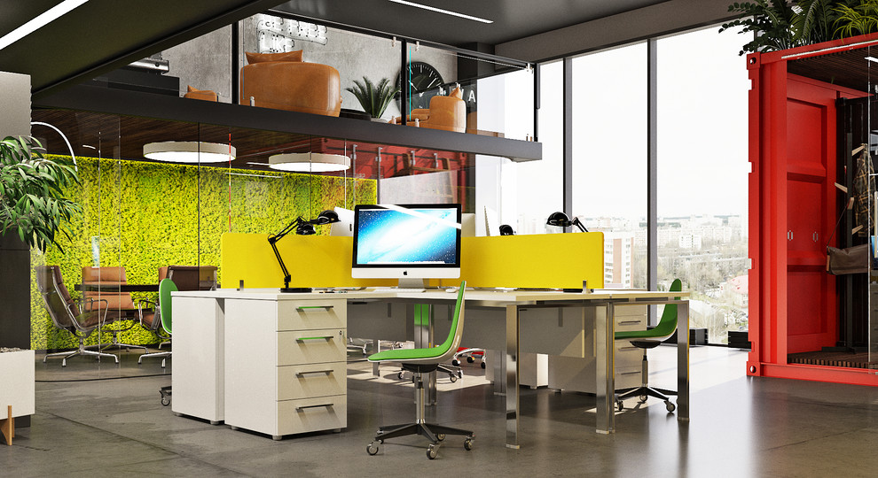 Лофтовый open space в офисном пространстве