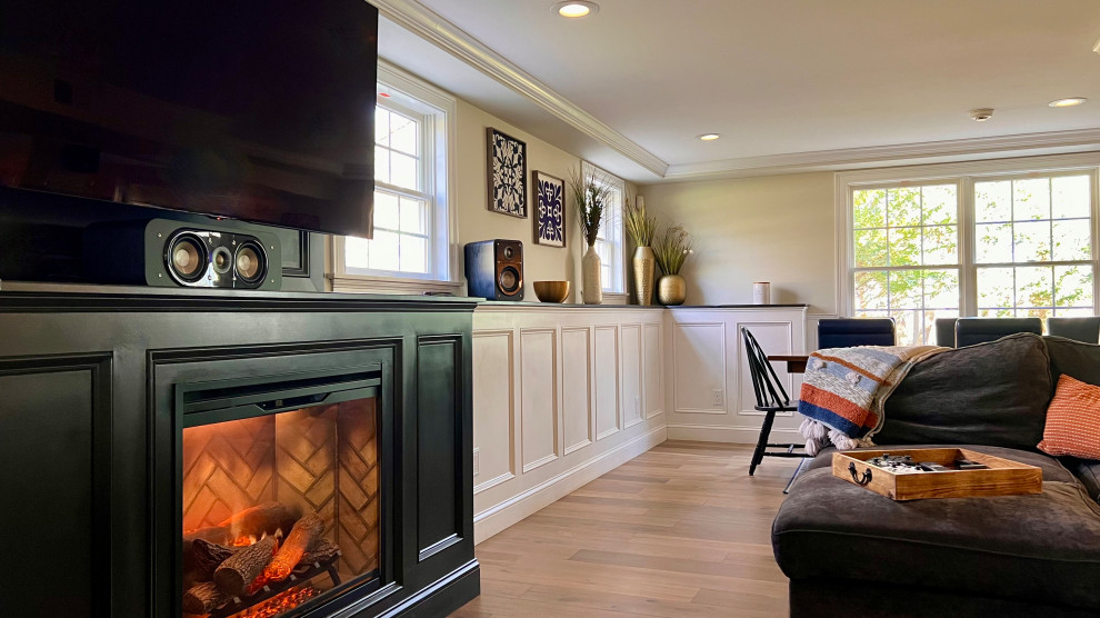 Media Wall & Fireplace