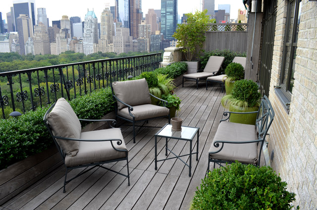 Central Park West traditional-balcony