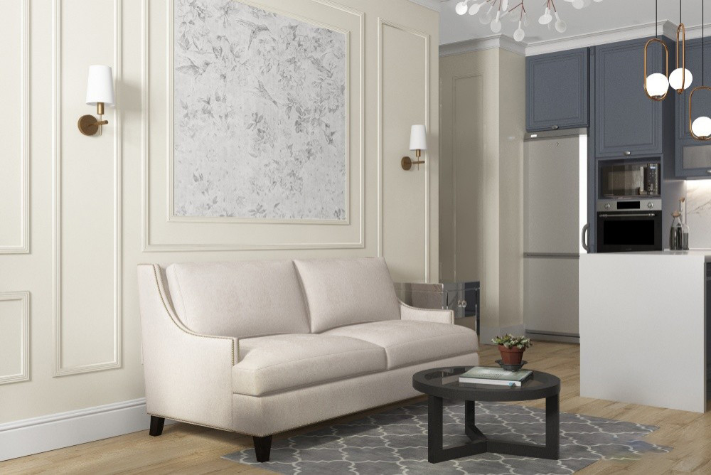 Квартира для многодетной семьи в стиле НЕОКЛАССИКА