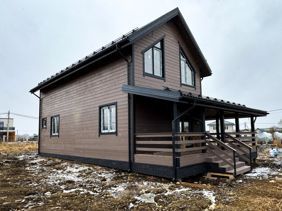 Строительство дома по Каркасной технологии в поселке Низино Ленинградской област