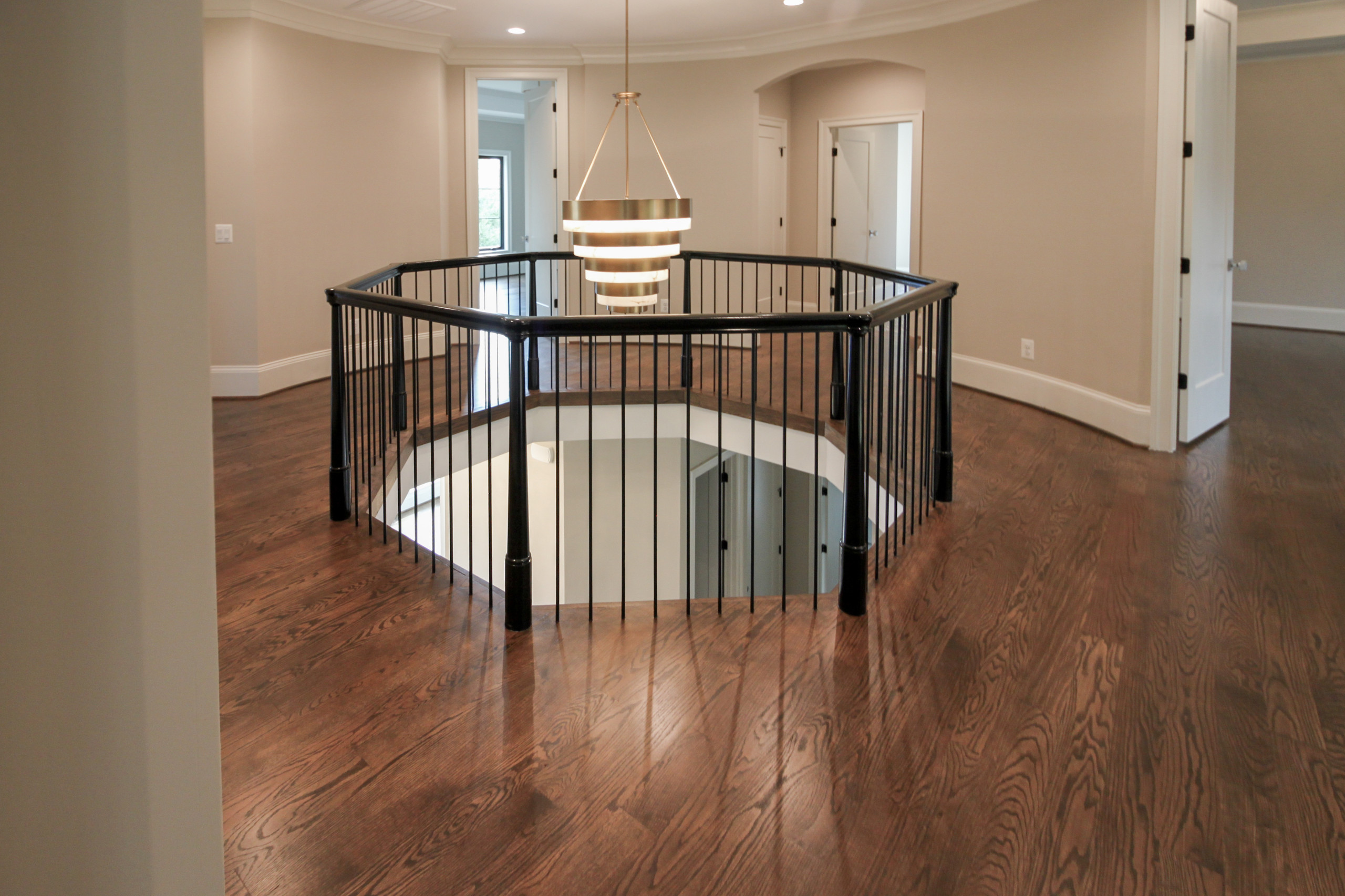 89_Eclectic and Edgy Staircase in French Contemporary Residence, McLean VA 2210