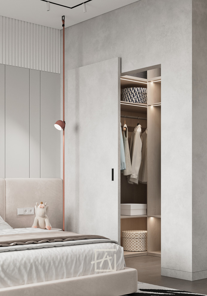 Спальня в нежных тонах