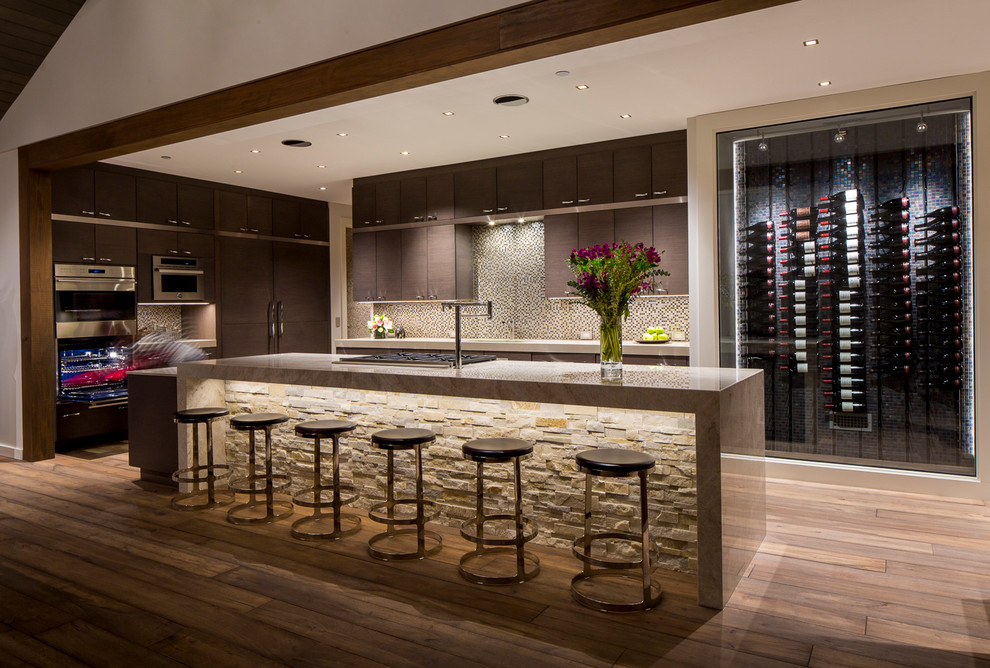 Transitional kitchen photo in Jackson