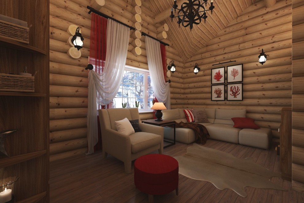 Гостевой дом с сауной для молодой пары, 41 кв.м.