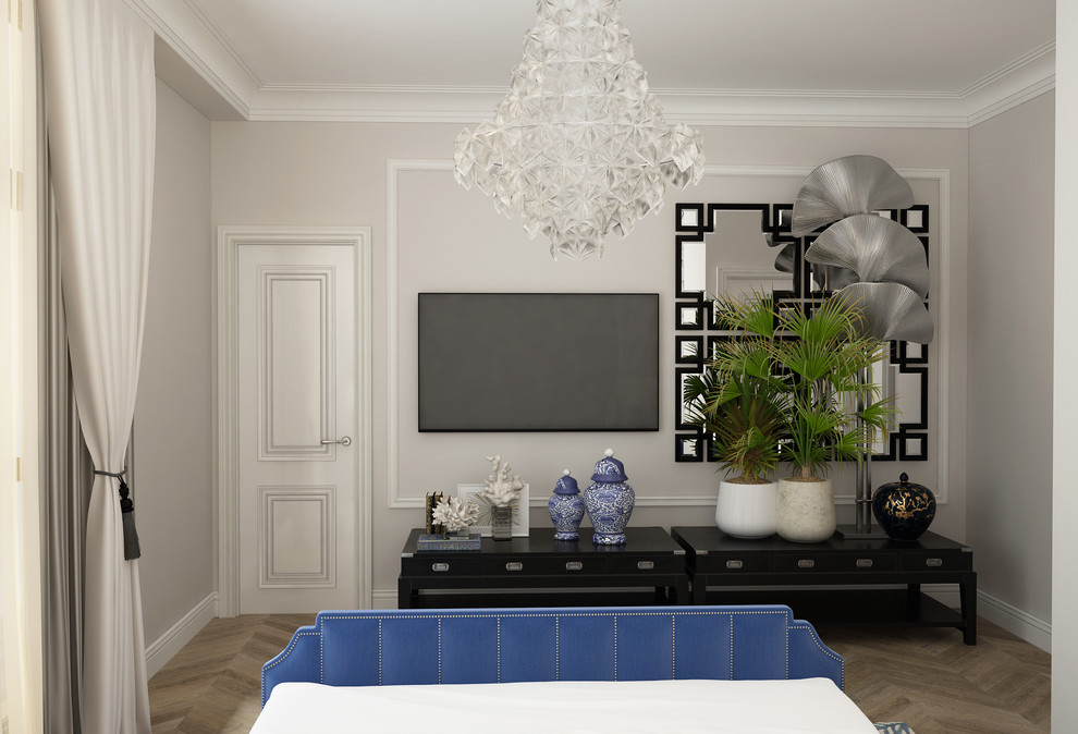 2-ух комнатная квартира стиль Неоклассика.