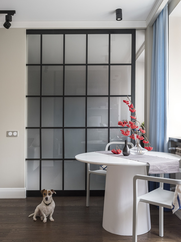 Двухкомнатная квартира в синих тонах