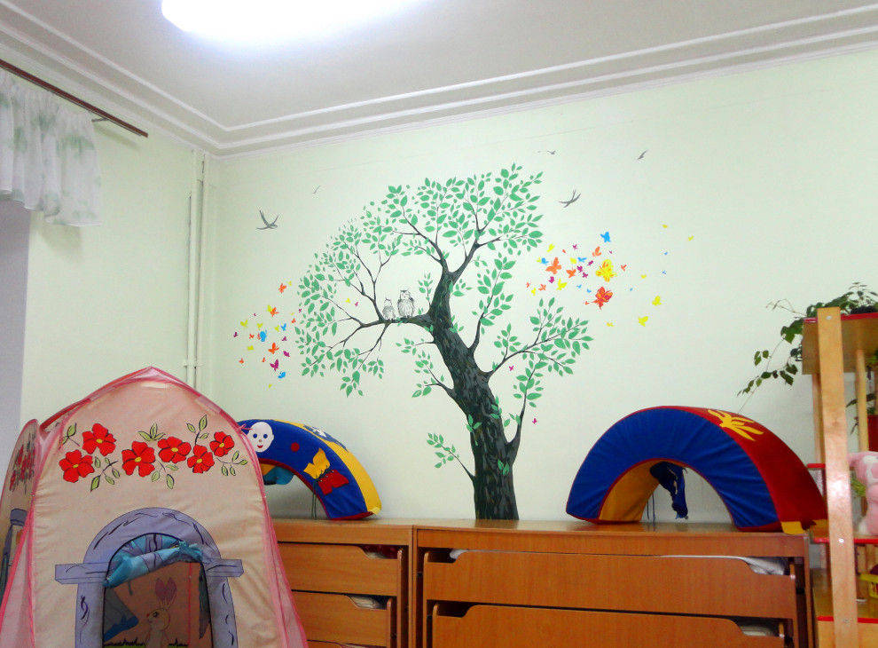 Роспись детской игровой зоны