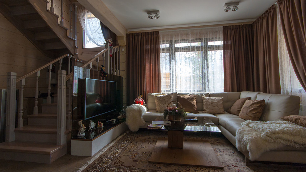 интерьер загородного дома в "Лемболово парк".