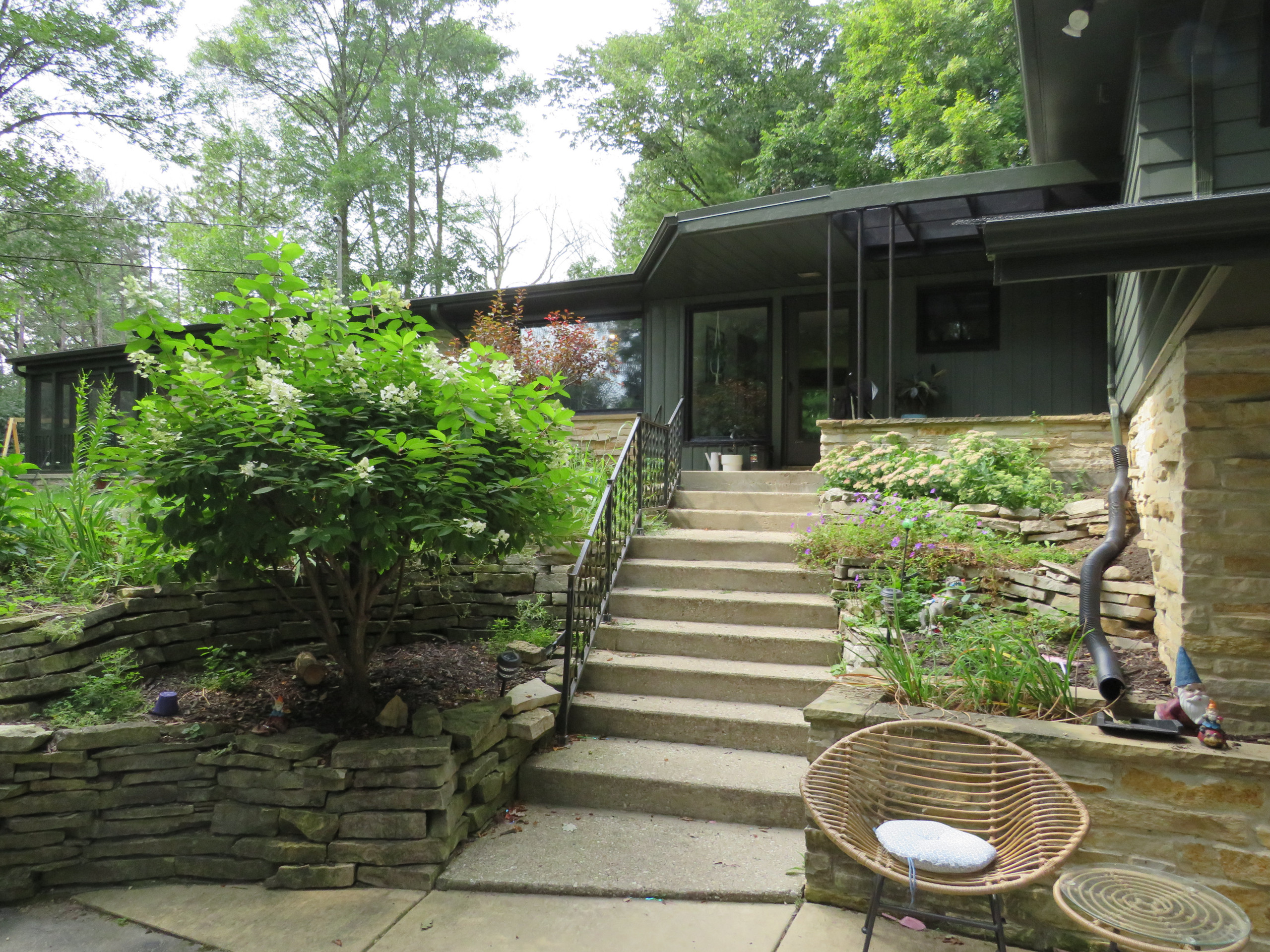 Mid-Century Modern Landscape Renovation - Bayside, WI