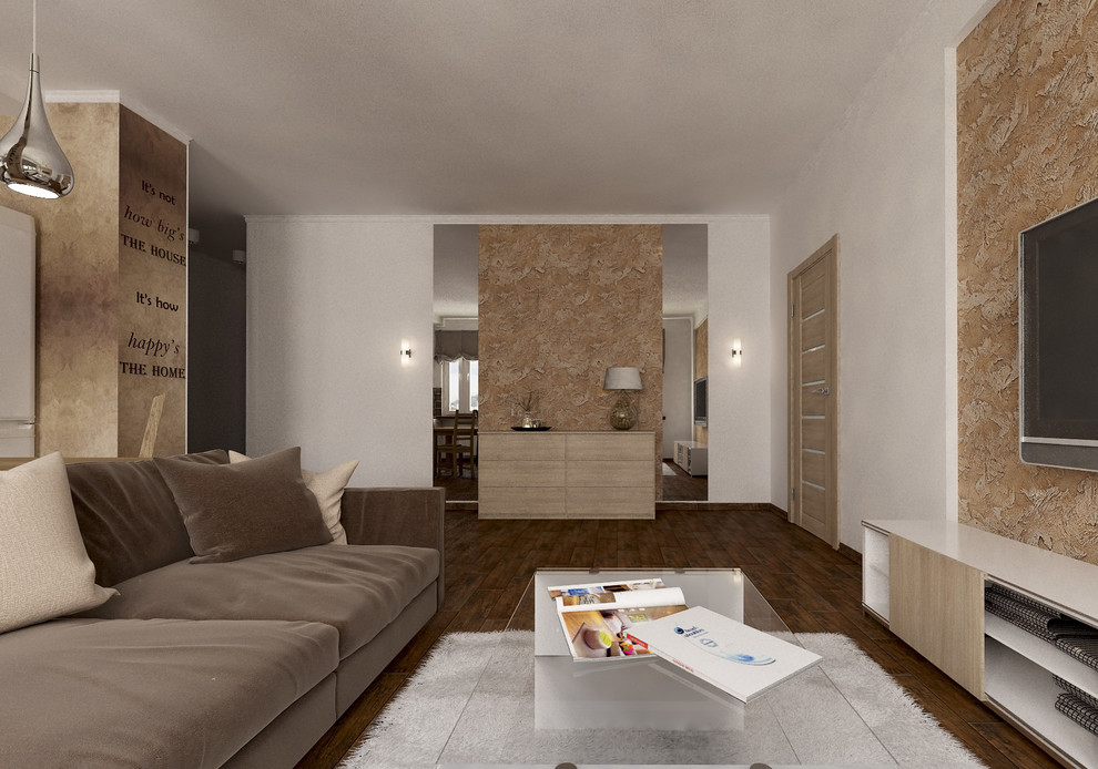 Дизайн-проект в бежевых тонах