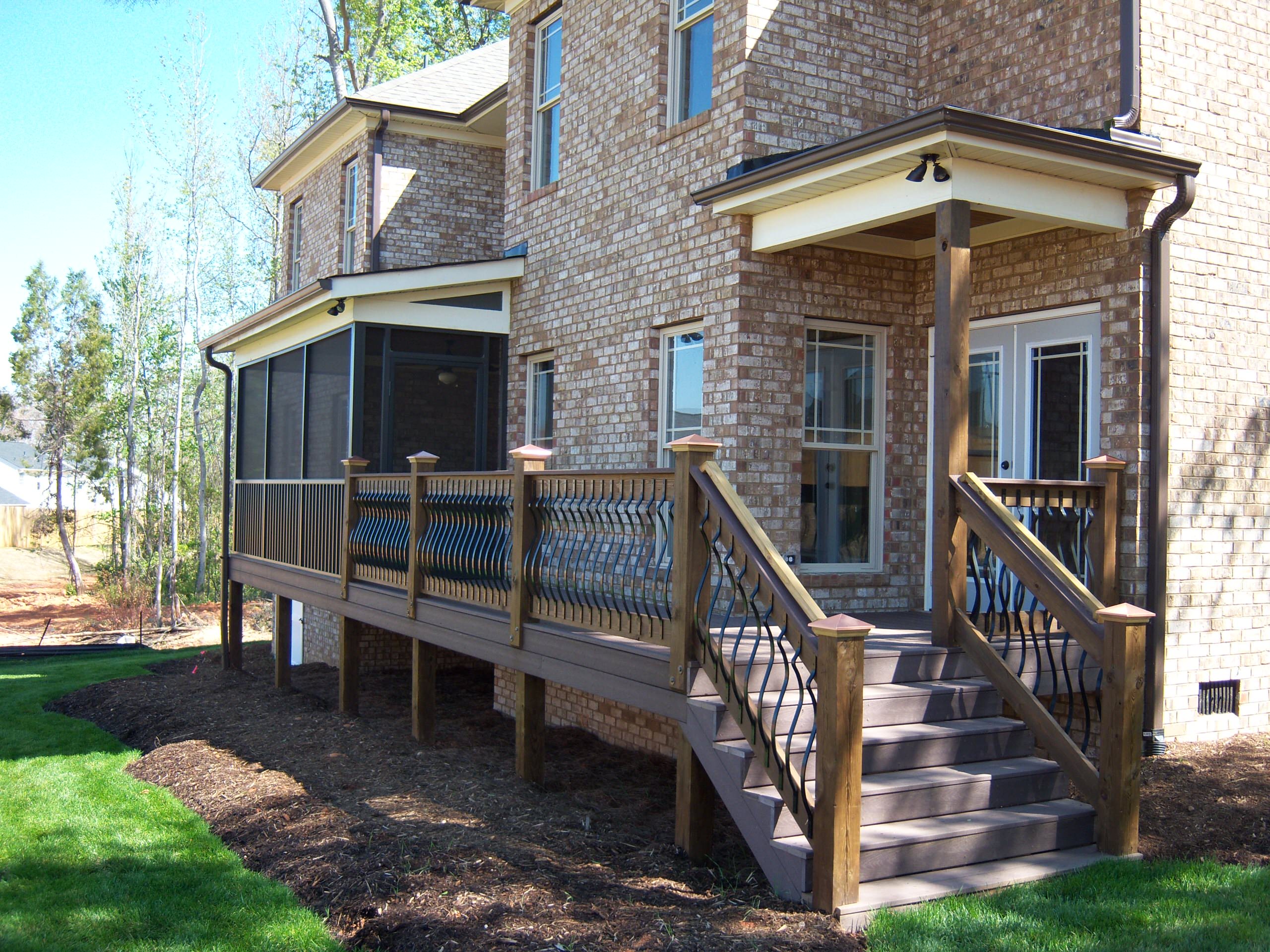 Grilling Deck and Screen Porch