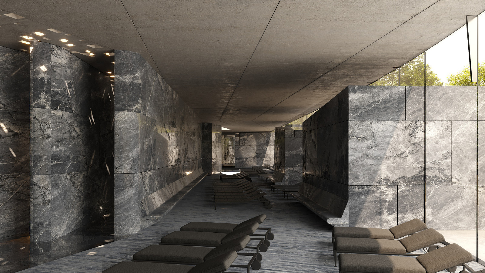 Освещение в спа