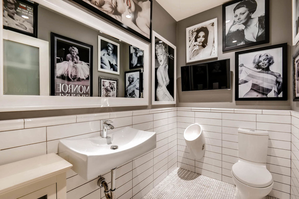 Photo of a contemporary bathroom in Denver.
