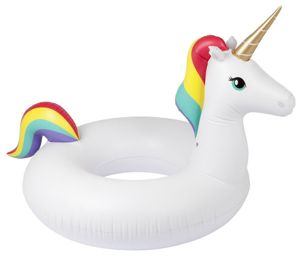 Sunnylife Inflatable Pool Float Inner Tube Floating Ring - Unicorn ...