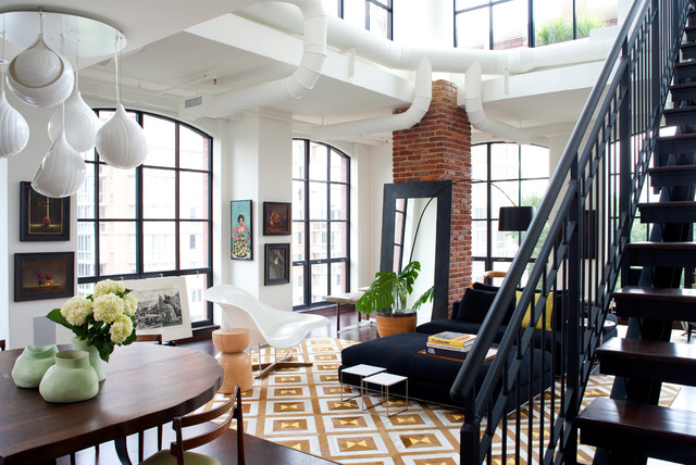 Penthouse Condo contemporaneo-salon