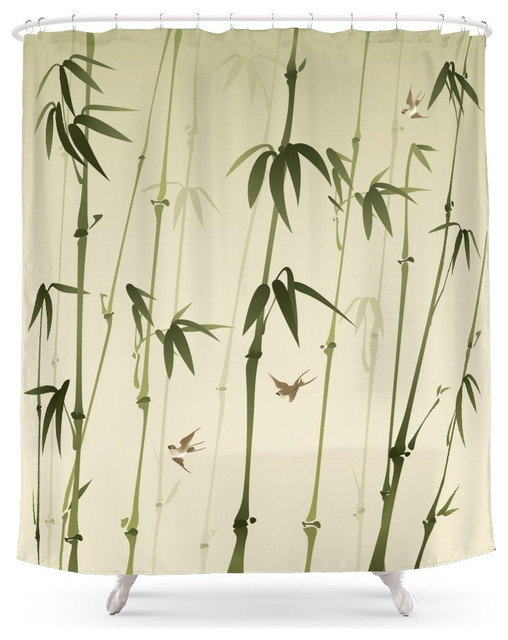 Shower Curtain Asian 45