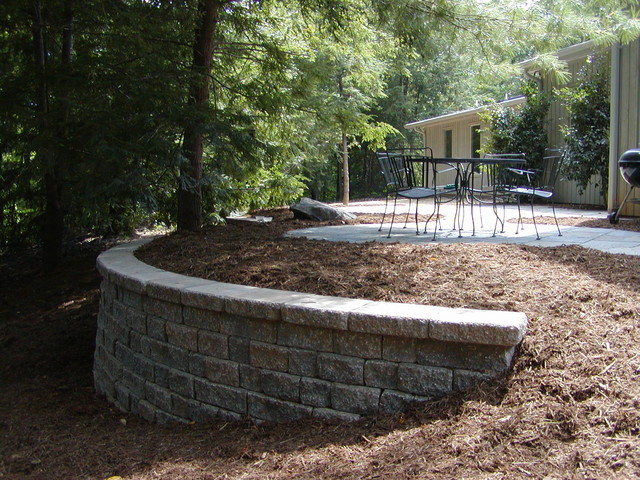 Patio Installation american-traditional-garden